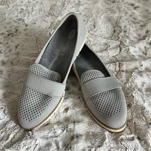 Gray loafers